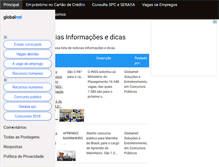 Tablet Screenshot of globalnetmanaus.com.br